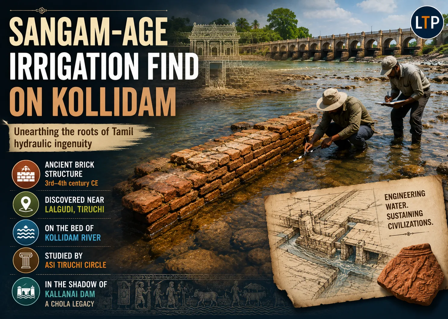 Possible Sangam-age irrigation structure unearthed in Tiruchi